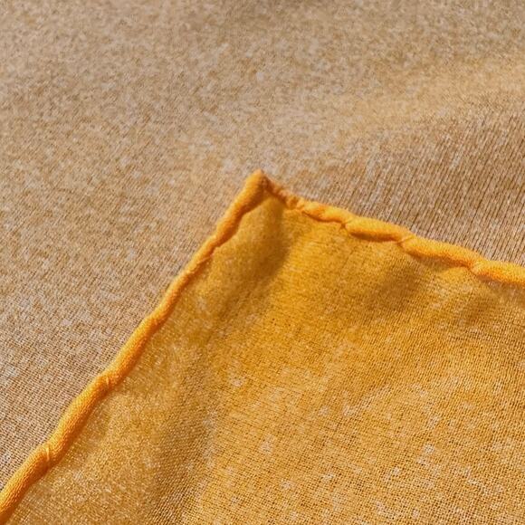 Rare Vintage 1960 Fred Carlin Foulards Floral Scarf Original Tag Hand Rolled Hem - Picture 3 of 8